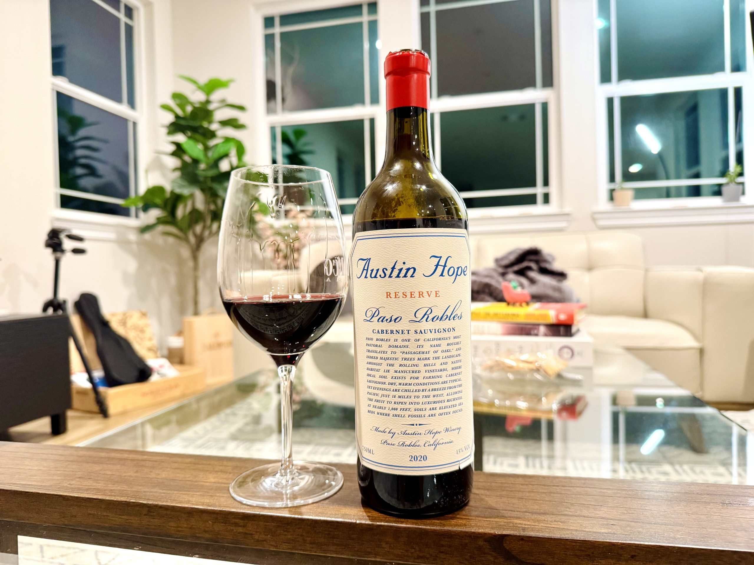 Uncorking Indulgence: The Austin Hope Reserve Paso Robles Cabernet Sauvignon 2020